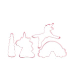 Carregar imagem no visualizador da galeria, Conjunto 4 cortadores unicórnio