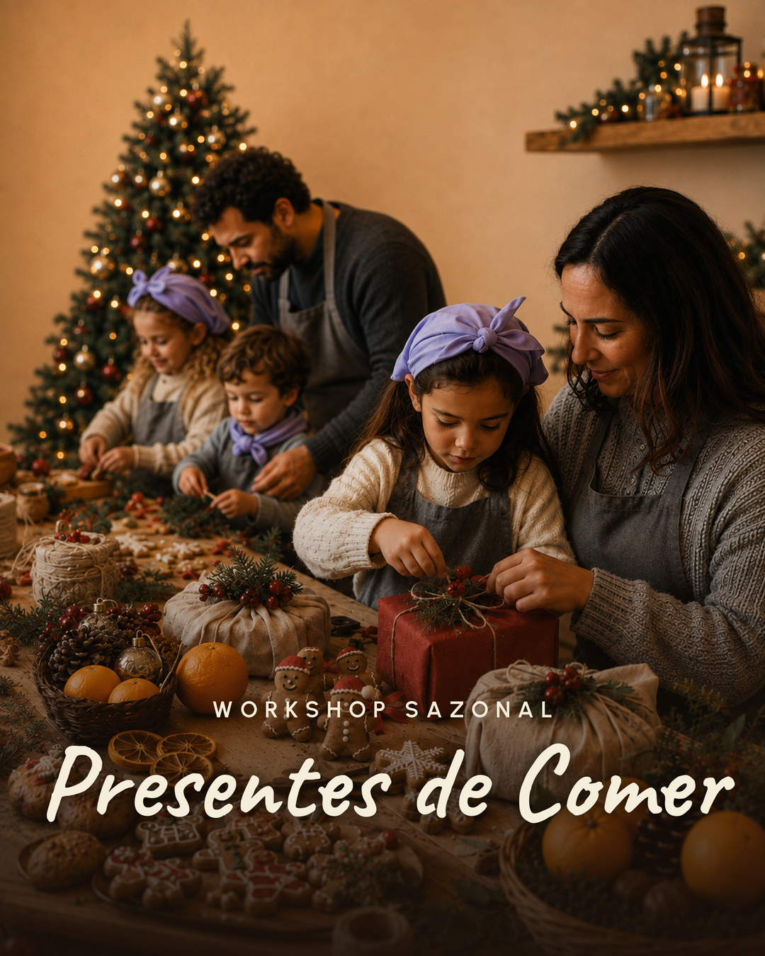 Presentes de Comer — workshop sazonal Kidchen