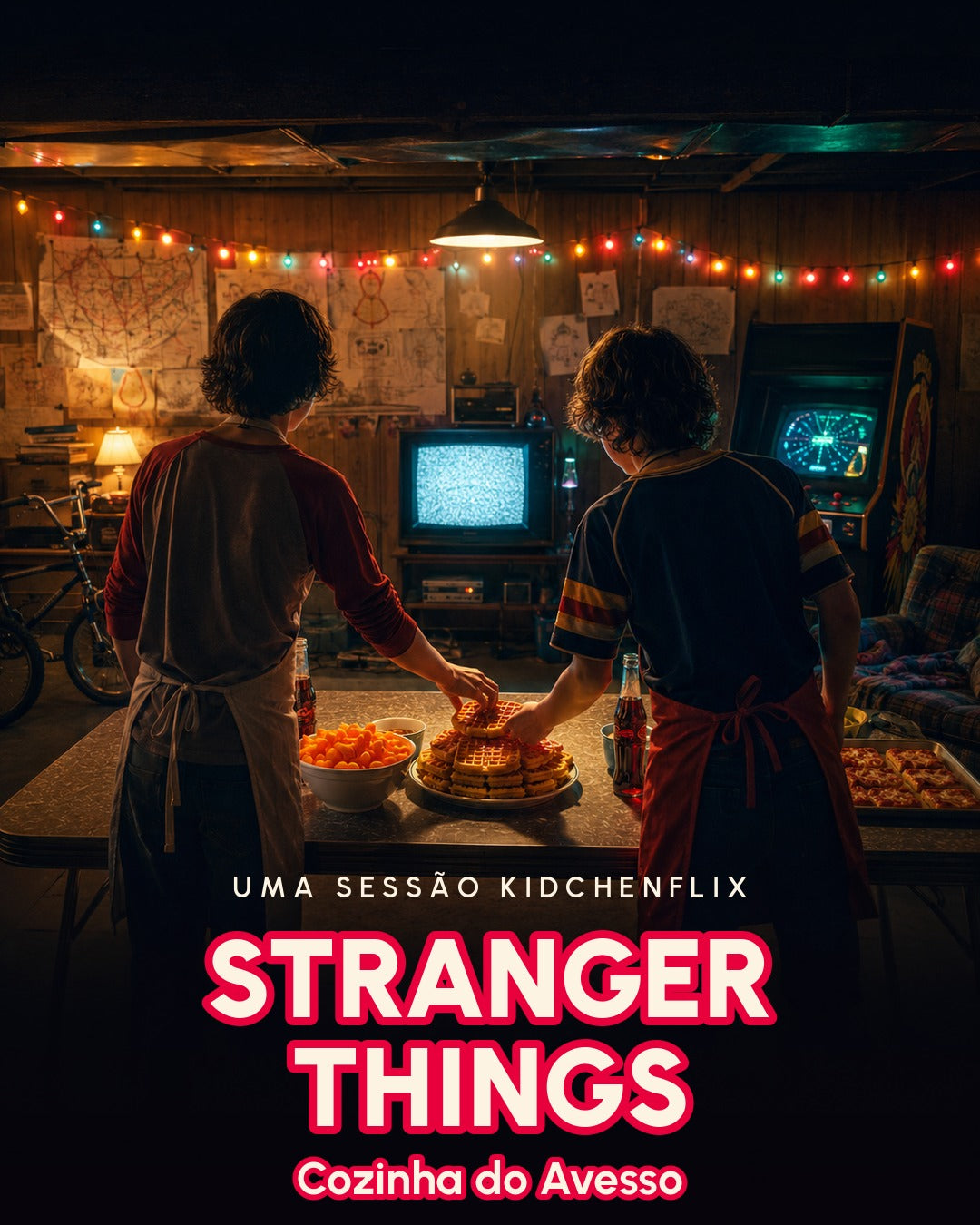 Kidchenflix - Stranger Things Cozinha do Avesso - workshop de cozinha para crianças em Lisboa