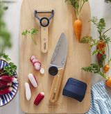 Conjunto faca e descascador pequeno chef Opinel