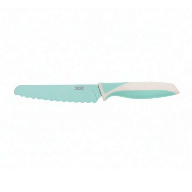 Faca para crianças Kiddikutter verde pastel
