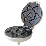 Máquina para fazer bolinhos em forma de coração