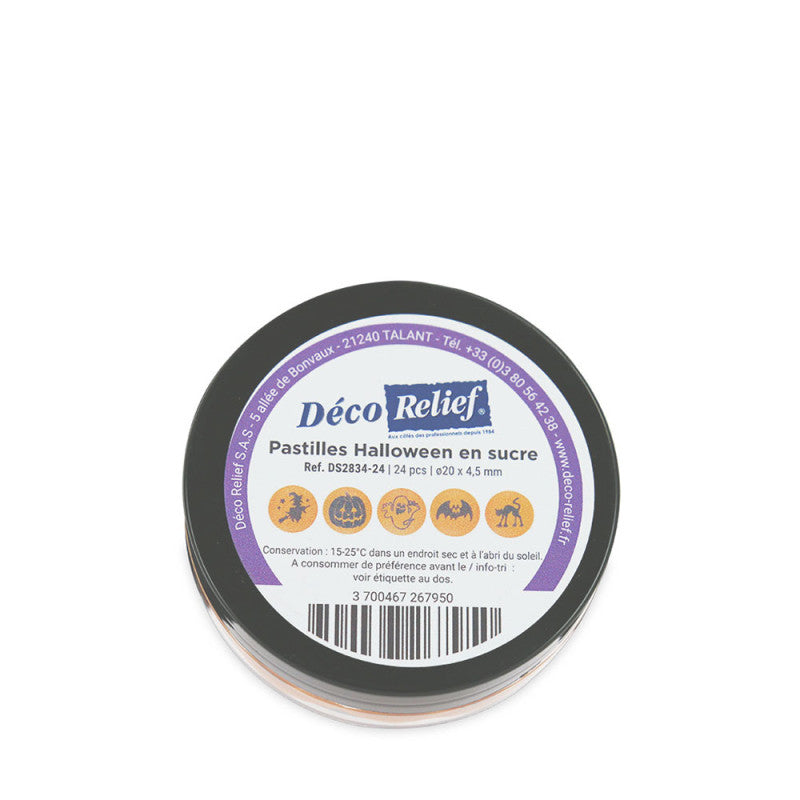 Decorações em Açúcar Halloween – 24 Peças para Doces Assustadoramente Deliciosas!