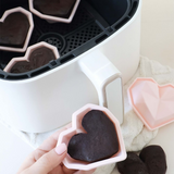 Formas silicone coração Airfryer pack 6