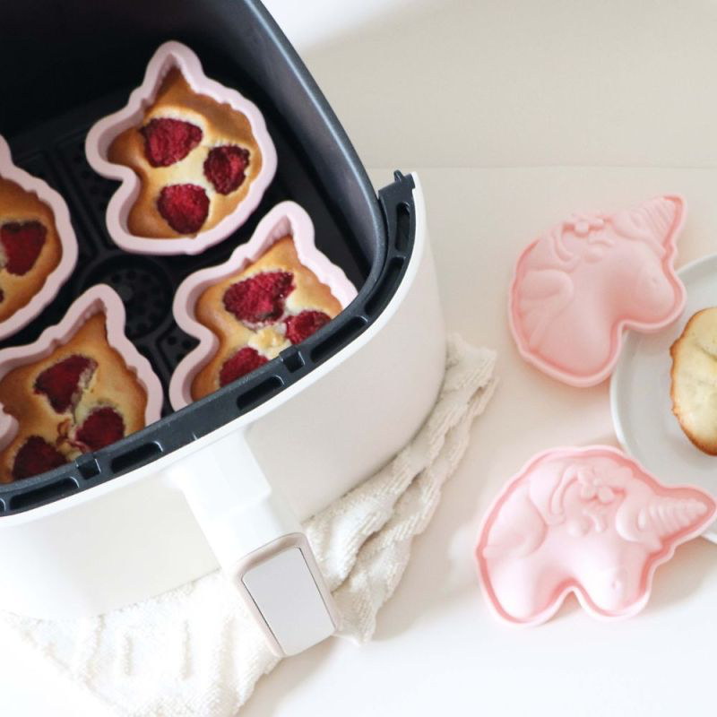 Formas silicone unicórnio Airfryer pack 6