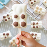 Molde silicone 4 gelados urso