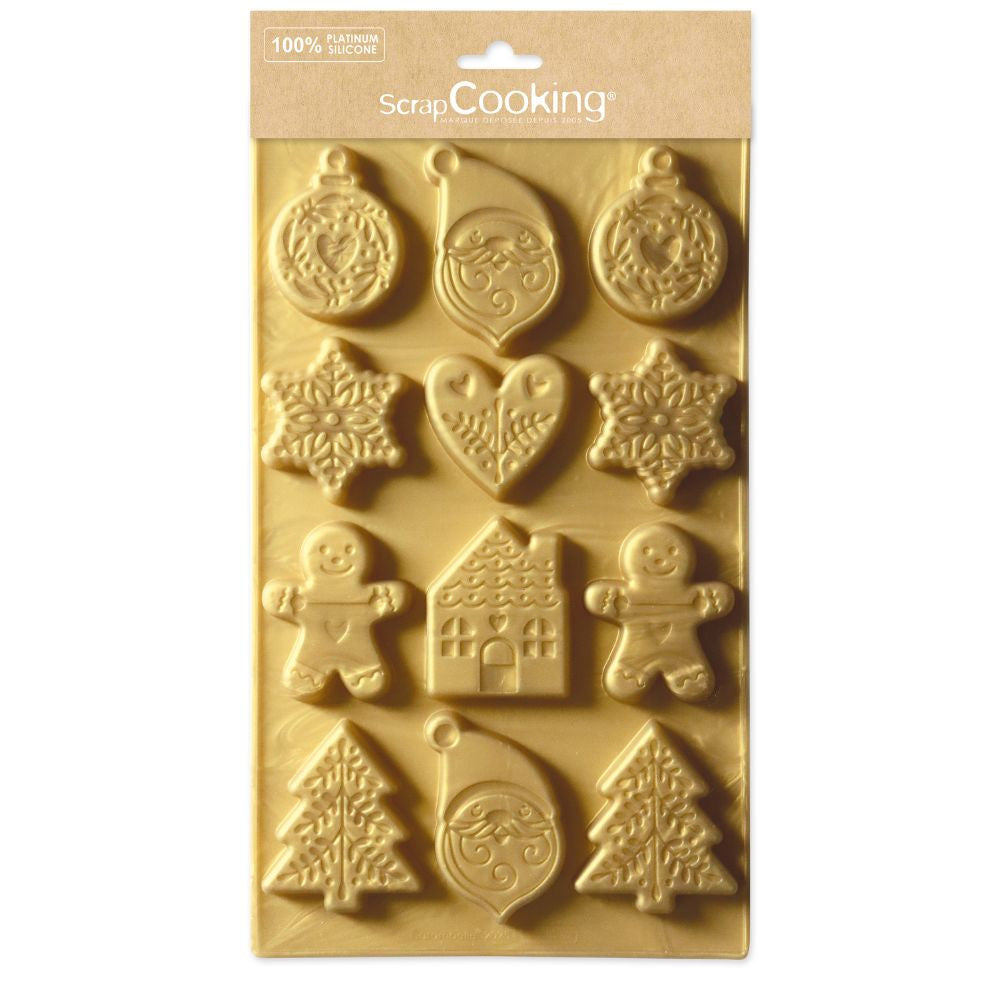 Christmas cookie silicone mold