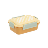 Lancheira Bento Stripes Yellow Chess Monnëka