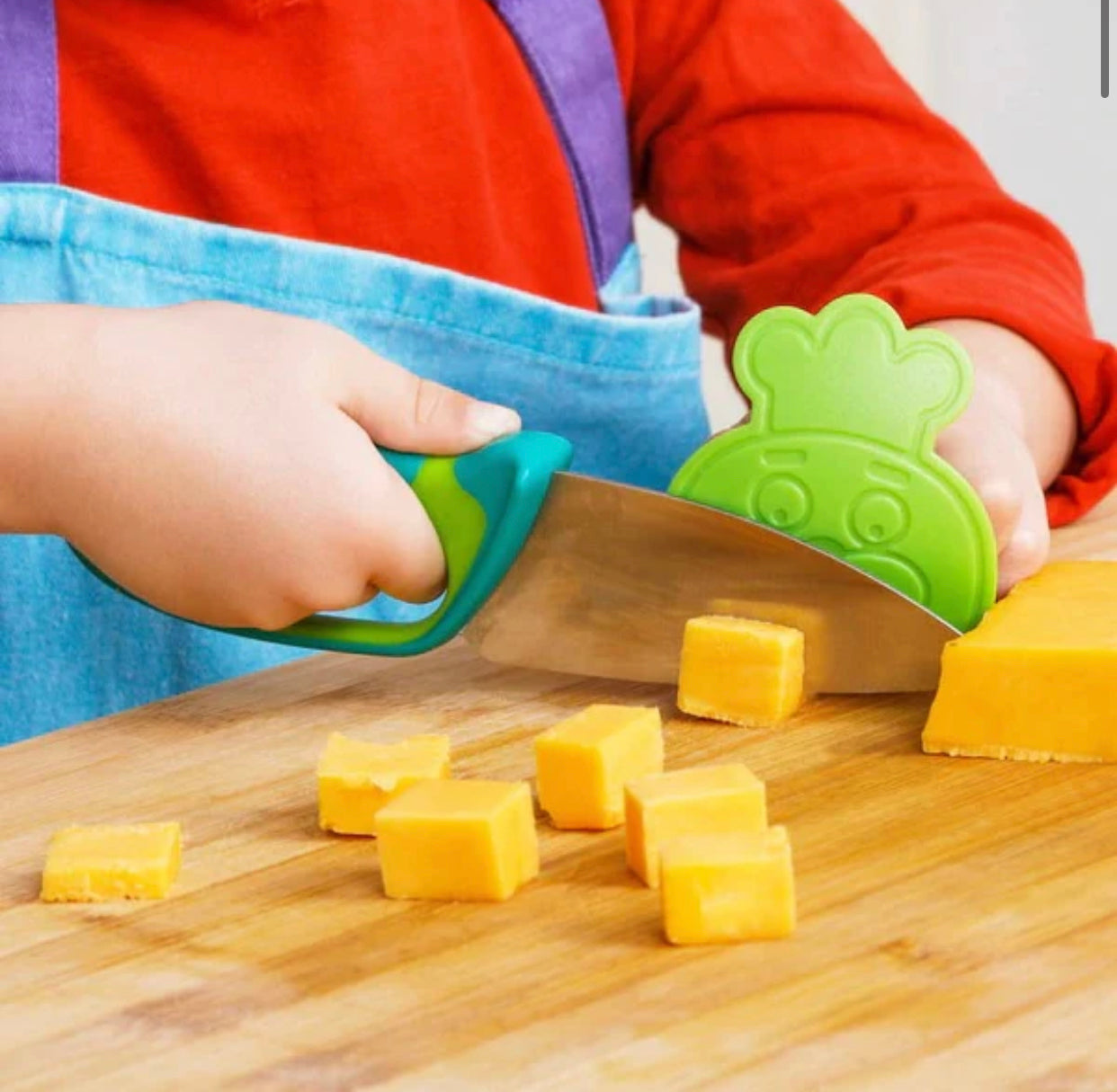 Facas para crianças, faca de aço inoxidável para crianças para cozinhar de  verdade, Utensílios de infantil para crianças sem BPA com protetor de  dedos, luva à prova de corte, faca de chef