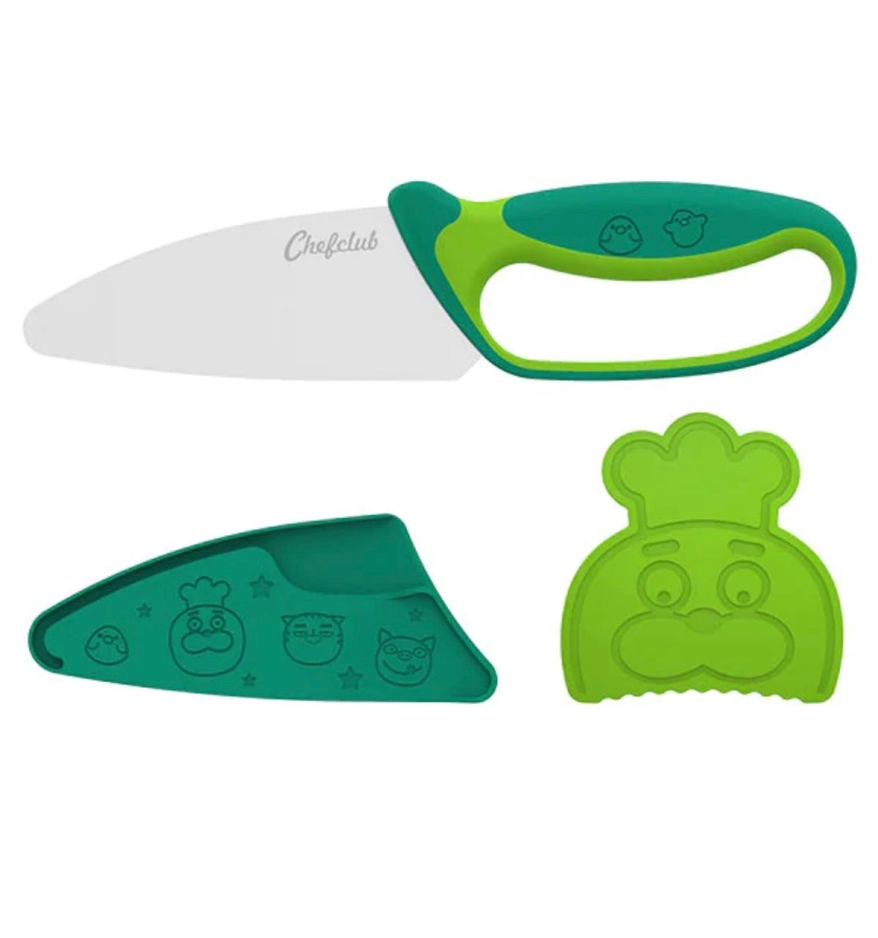 Conjunto faca e protetor de dedos para crianças | ChefClub