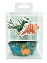 Conjunto de cupcakes dinossauro 24 unidades