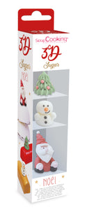 Decorações de açucar 3D Natal