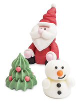 Decorações de açúcar 3D Natal