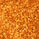 Estrelas de açúcar douradas