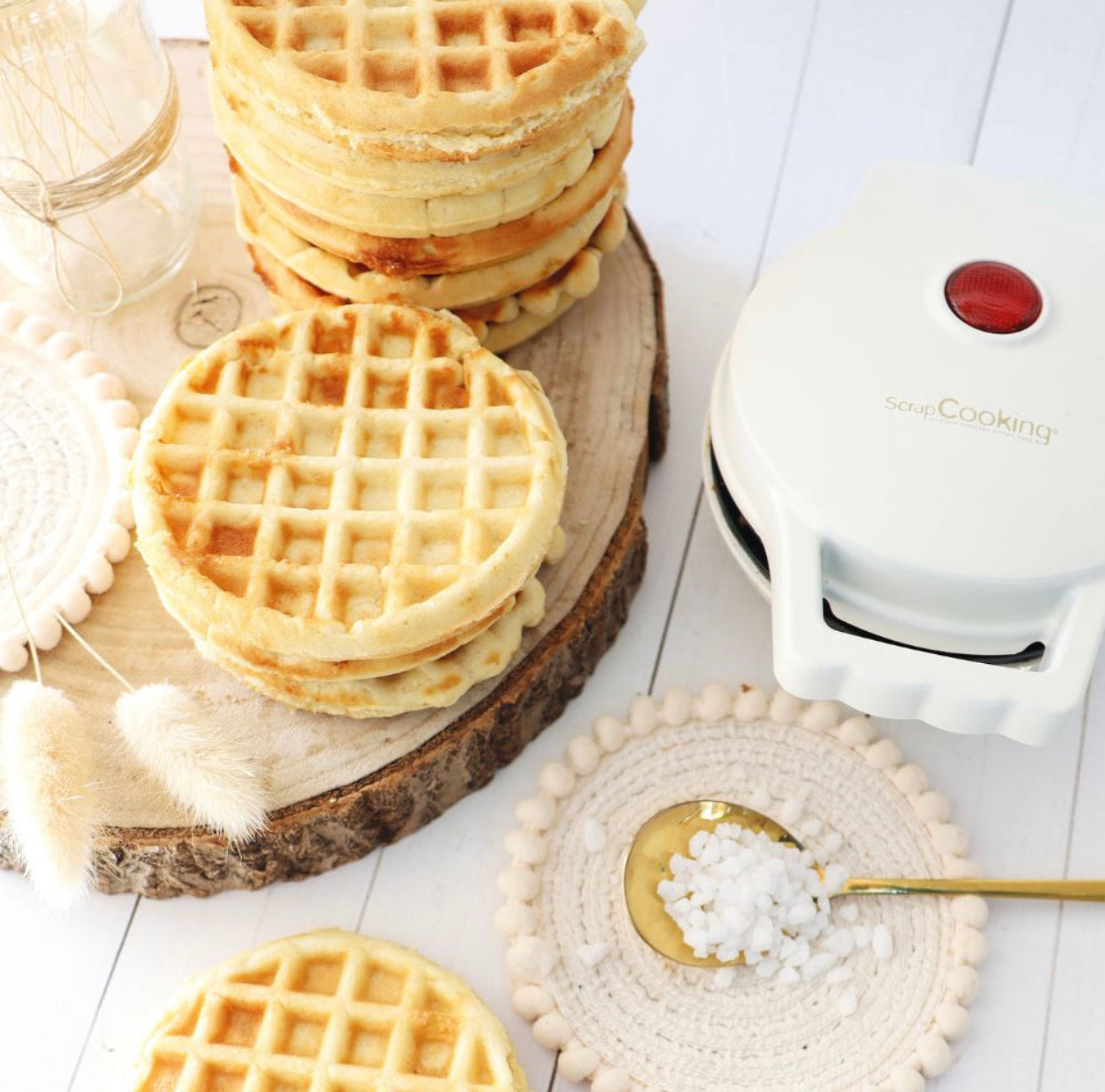 Máquina de mini Waffles