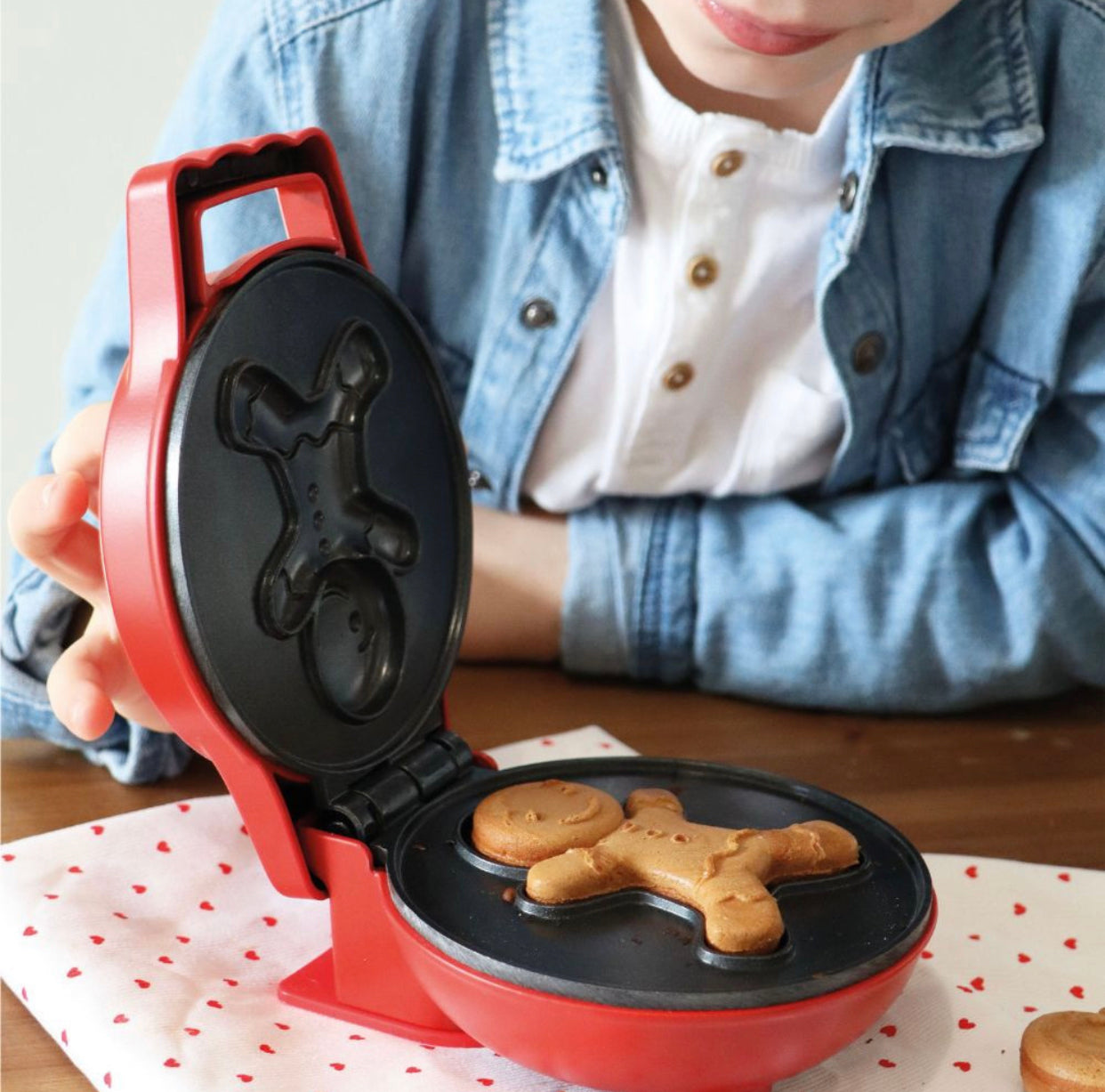 Máquina de panqueca Homem de Gengibre