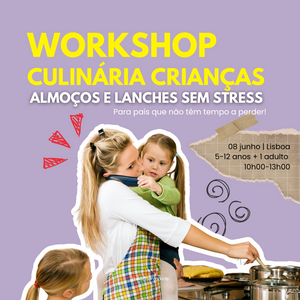 Workshop culinária para crianças