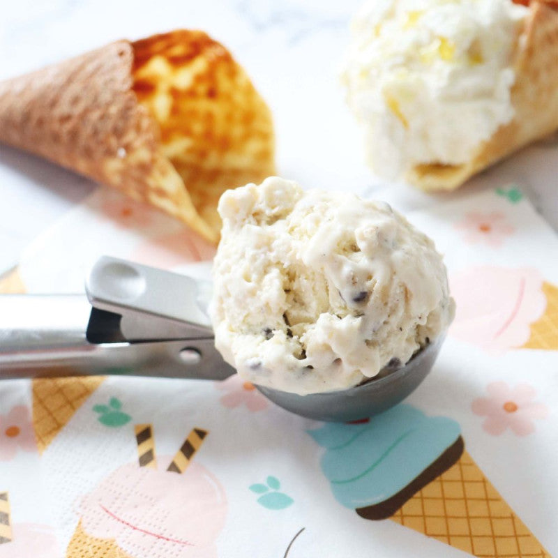 Colher de gelado com alavanca