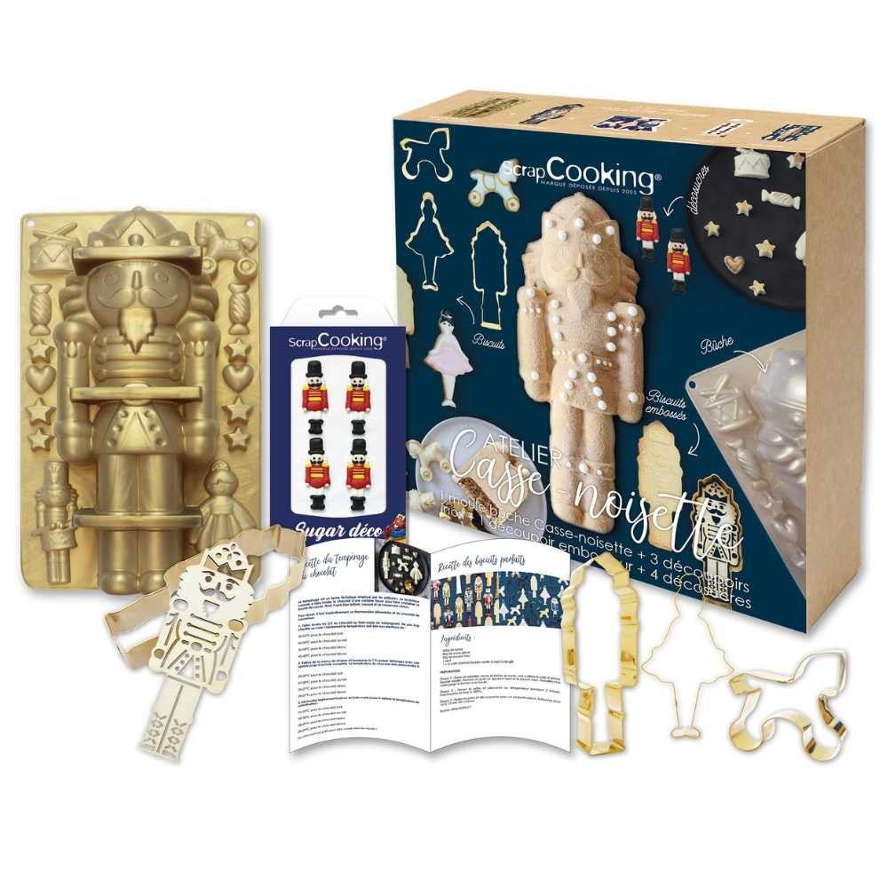 Kit Tronco e Bolachas de Natal | Quebra-Nozes
