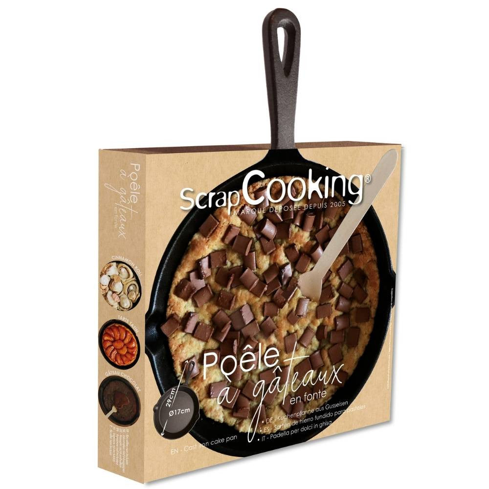 Frigideira em ferro fundido | Cookie gigante, tartes e bolos