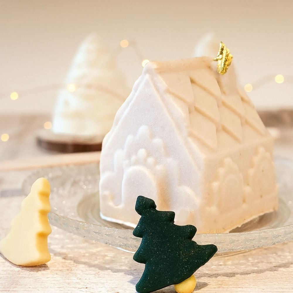 Molde Silicone 3D | 6 Chalés de Natal