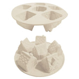 Molde Silicone 3D | 6 Chalés de Natal