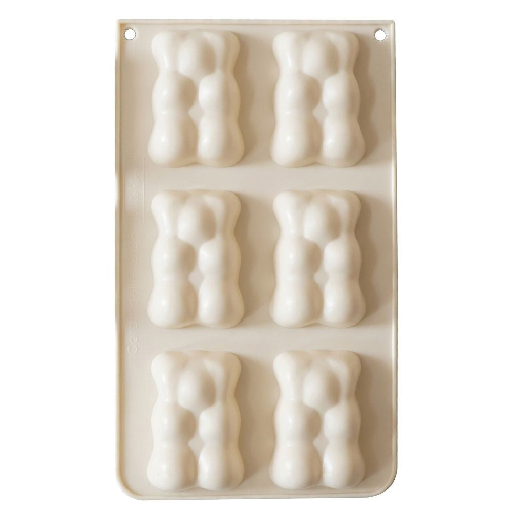 Molde Silicone 6 Bolos Ursinhos