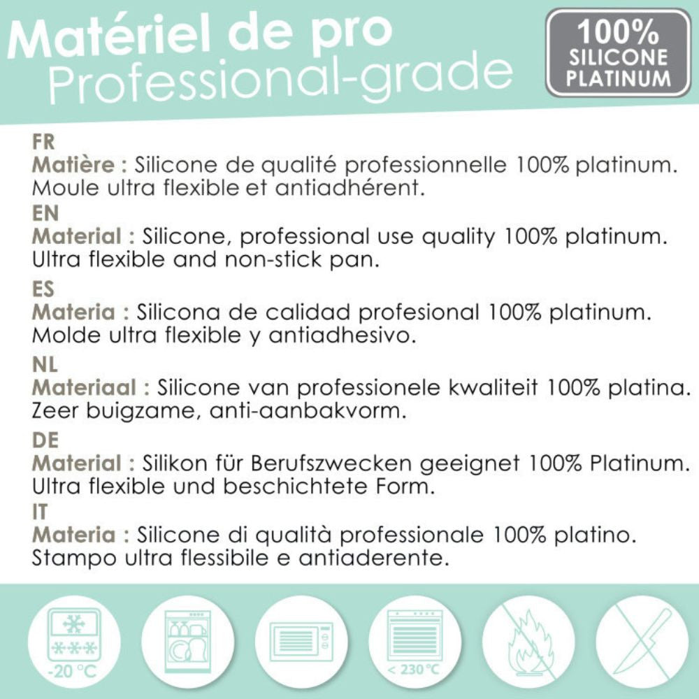 Molde Silicone 6 Bolos Ursinhos