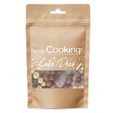 Pérolas de chocolate de leite e douradas (50 g)