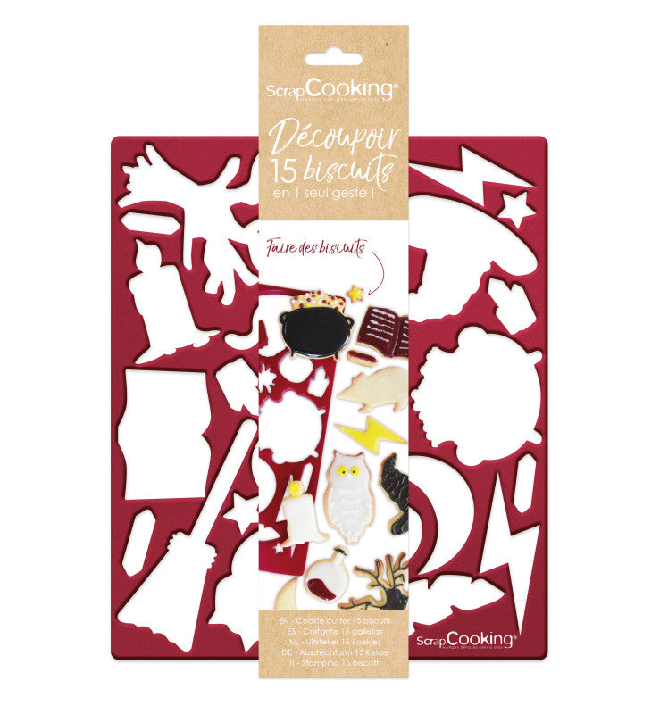 Halloween cookie cutter plate