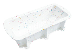 Forma de bolo de silicone funfetti