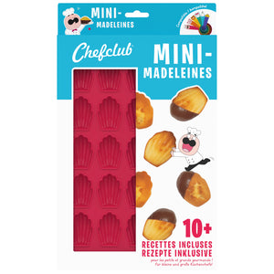 Forma em silicone para mini madalenas