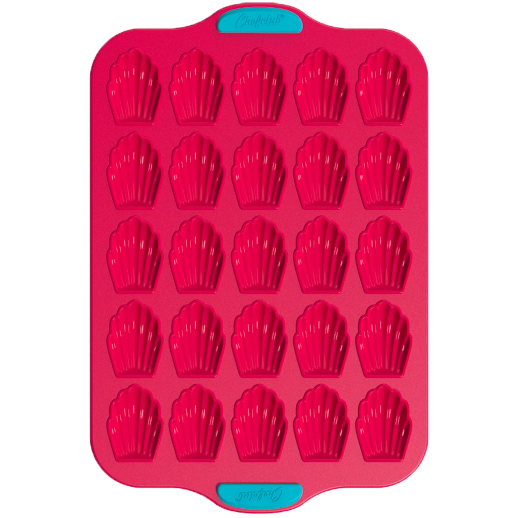 Forma em silicone para mini madalenas