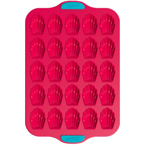 Forma em silicone para mini madalenas