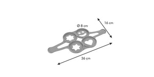 Molde em silicone para panquecas e ovos