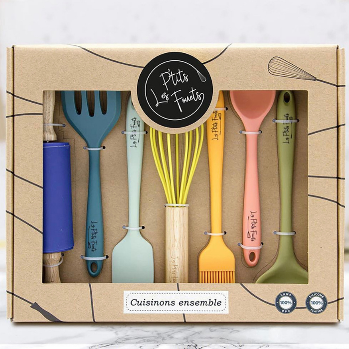 Conjunto faca e descascador pequeno chef Opinel – kidchenforkids