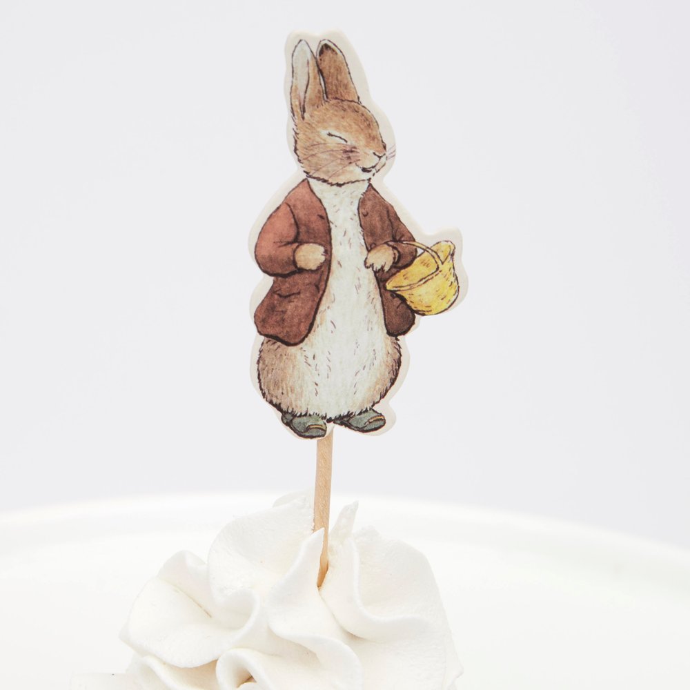 Conjunto de cupcakes Peter Rabbit (24 unidades)
