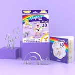 Carregar imagem no visualizador da galeria, Conjunto cortadores bolachas 3D Unicórnio
