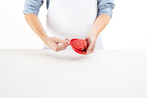 Moldes para gelados em silicone - morangos