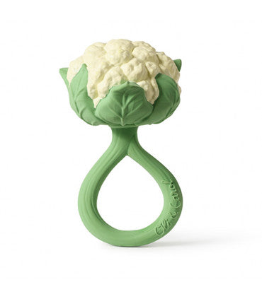 Teether and rattle | cauliflower
