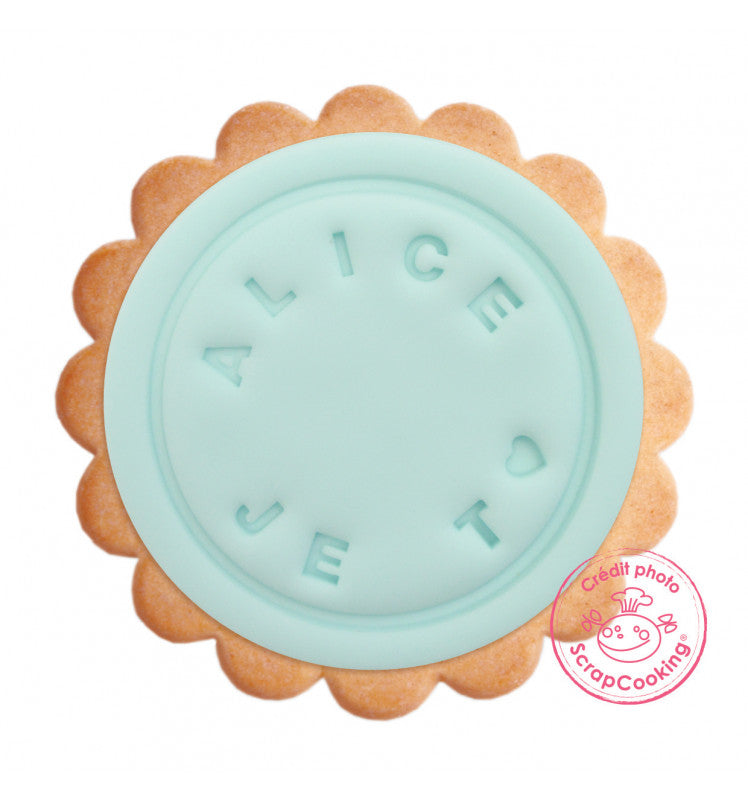 Customizable cookie stamp