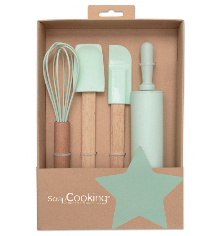 Conjunto 4 utensílios de cozinha