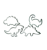 Conjunto 4 cortadores dinossauros