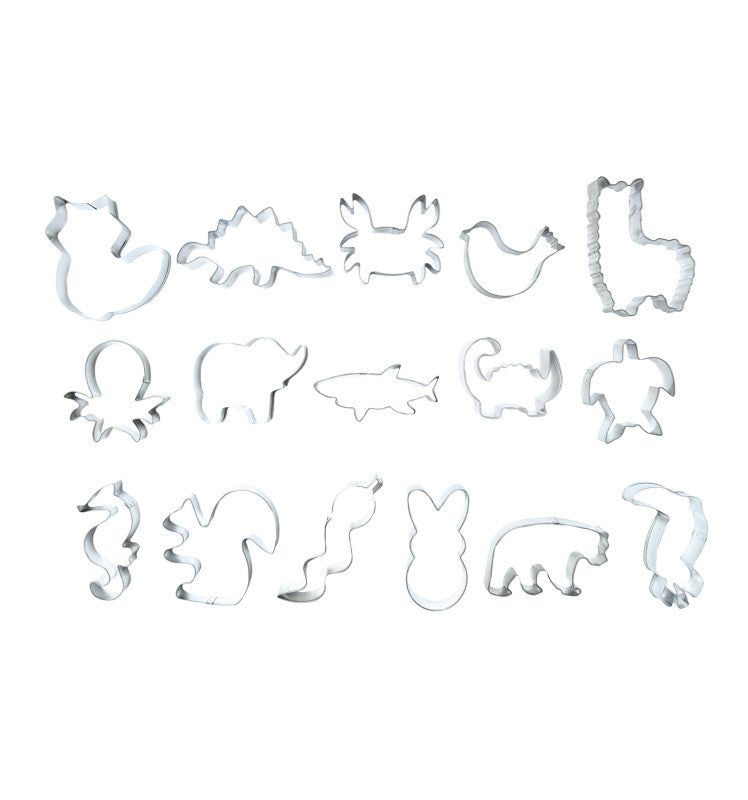 Box of 16 animal cutters