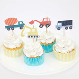 Conjunto de cupcakes construção (24 unidades)