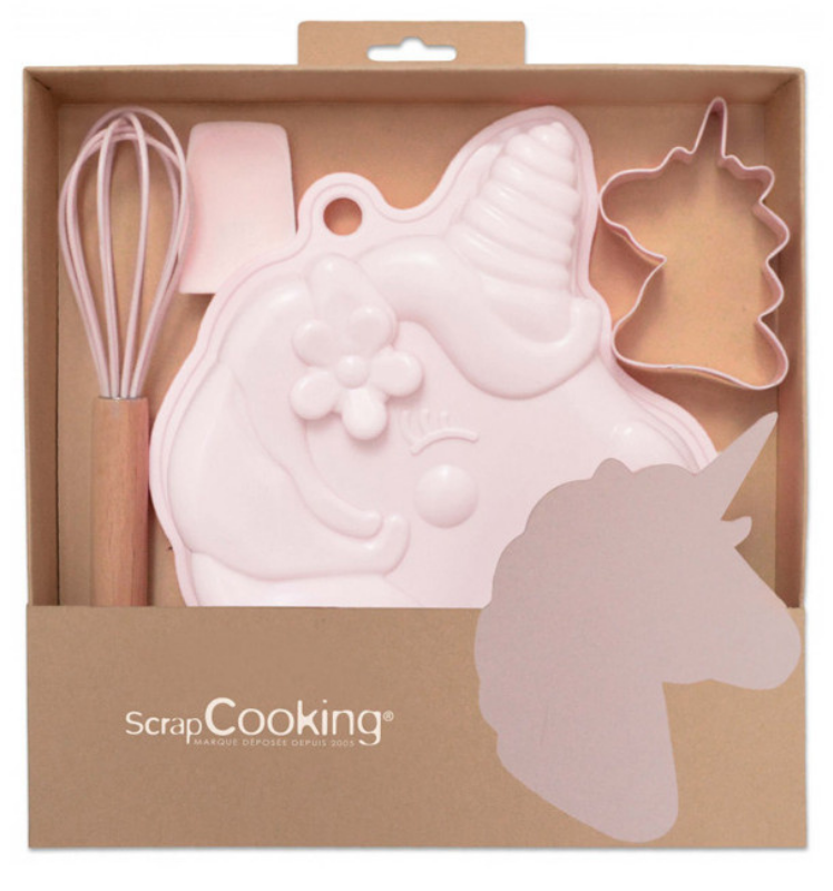 Conjunto de utensílios unicórnio