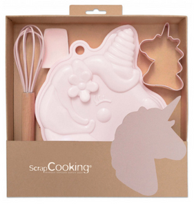 Conjunto de utensílios unicórnio