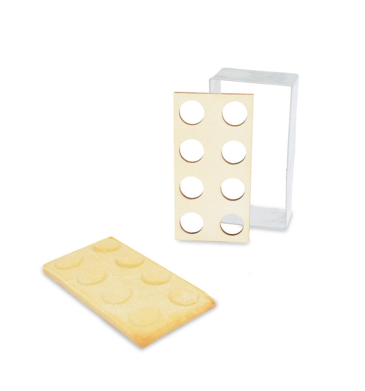 Cutter + wooden brick stamp