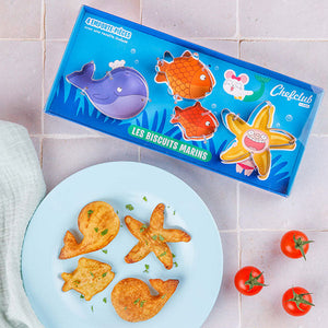 Conjunto de cortadores animais marinhos