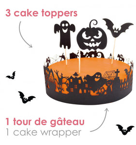 Kit decoração para bolo Halloween